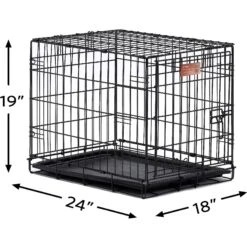 MidWest ICrate Fold & Carry Single Door Collapsible Wire Dog Crate -Pup Haven Sales Store 60371 PT8. AC SS1800 V1562168836
