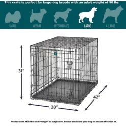 MidWest LifeStages Single Door Collapsible Wire Dog Crate -Pup Haven Sales Store 60411 PT7. AC SS1800 V1647558484