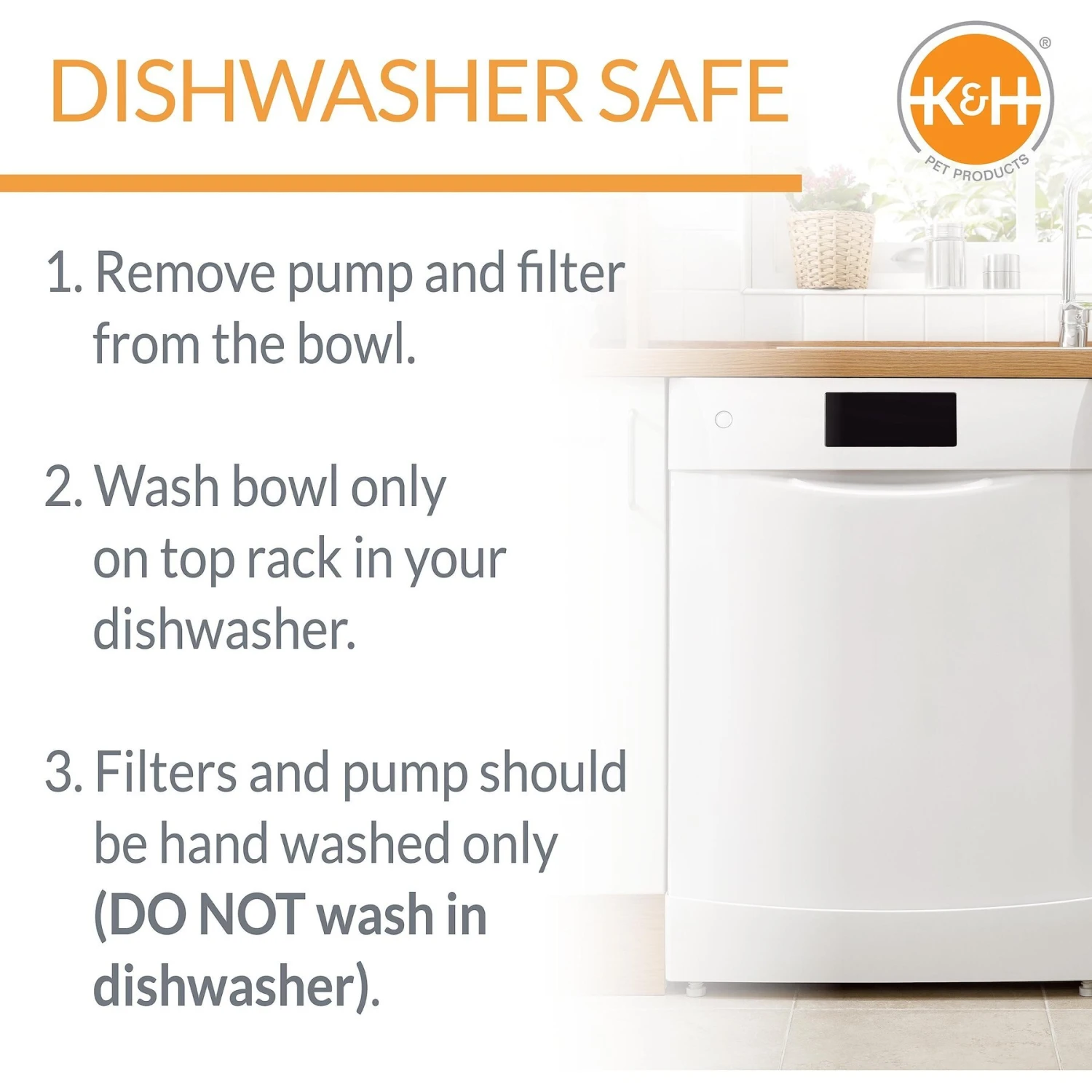 K&H Pet Products CleanFlow Filtered Water Dog Bowl, Small, 80-oz Bowl + 90-oz Reservoir 5 K&H Pet Products CleanFlow Filtered Water Dog Bowl, Small, 80-oz Bowl + 90-oz Reservoir - Image 5