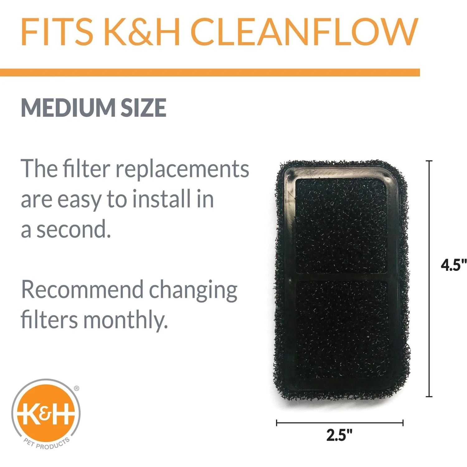 K&H Pet Products CleanFlow 3-Pack Replacement Filter Cartridges 2 K&H Pet Products CleanFlow 3-Pack Replacement Filter Cartridges - Image 2