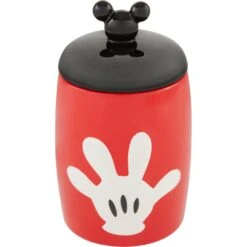 Disney Table Scraps Mickey Mouse Hot Diggity Dog Recipe Upcycled Jerky Dog Treats, 5-oz Bag & Disney Mickey Mouse Ceramic Dog & Cat Treat Jar -Pup Haven Sales Store 623510 PT5. AC SS1800 V1661895959