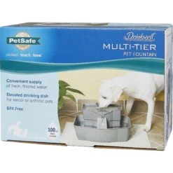 PetSafe Drinkwell Multi-Tier Plastic Dog & Cat Fountain -Pup Haven Sales Store 63128 PT7. AC SS1800 V1545233217