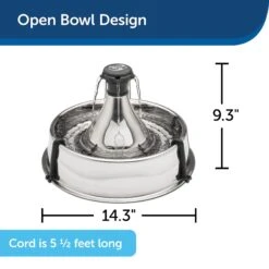 PetSafe Drinkwell 360 Stainless Steel Cat & Dog Water Fountain, 128-oz 14 PetSafe Drinkwell 360 Stainless Steel Cat & Dog Water Fountain, 128-oz -Pup Haven Sales Store 63138 PT5. AC SS1800 V1616423515
