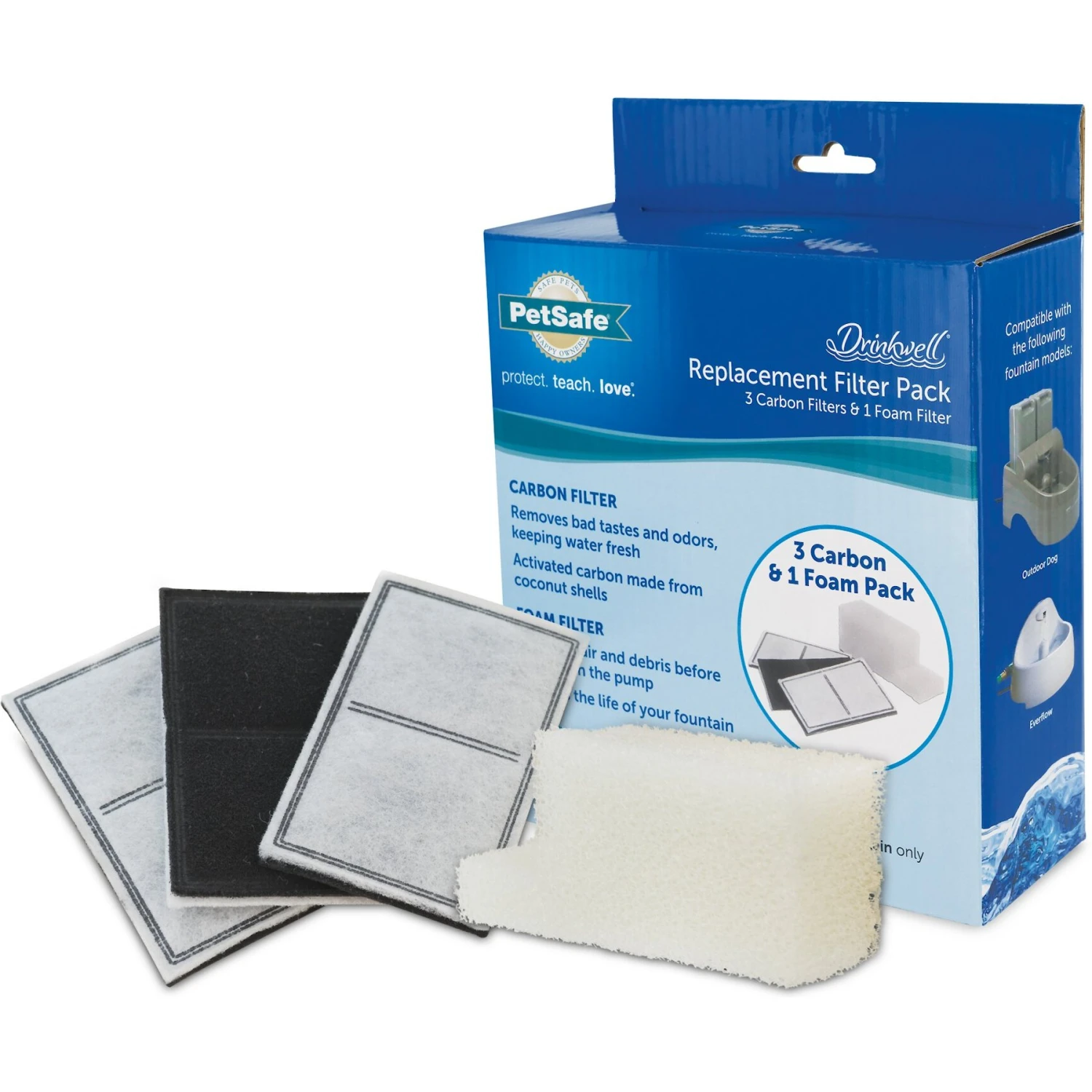 PetSafe Drinkwell Replacement Filter Pack 1 PetSafe Drinkwell Replacement Filter Pack