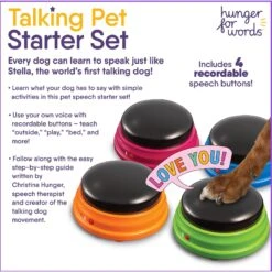 Hunger For Words Talking Pet Starter Set Dog Toy 10 Hunger For Words Talking Pet Starter Set Dog Toy -Pup Haven Sales Store 646878 PT4. AC SS1800 V1671743220