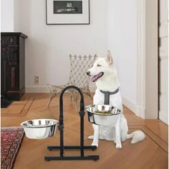 Iconic Pet U Design Adjustable Stainless Steel Pet Double Dog Bowl 14 Iconic Pet U Design Adjustable Stainless Steel Pet Double Dog Bowl -Pup Haven Sales Store 652190 PT6. AC SS1800 V1663880360