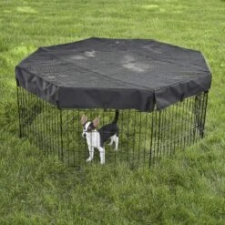 MidWest Exercise Pen Top Fabric Mesh Sunscreen Accessory, Octagonal Configuration, Black 9 MidWest Exercise Pen Top Fabric Mesh Sunscreen Accessory, Octagonal Configuration, Black -Pup Haven Sales Store 655470 PT2. AC SS1800 V1667598075