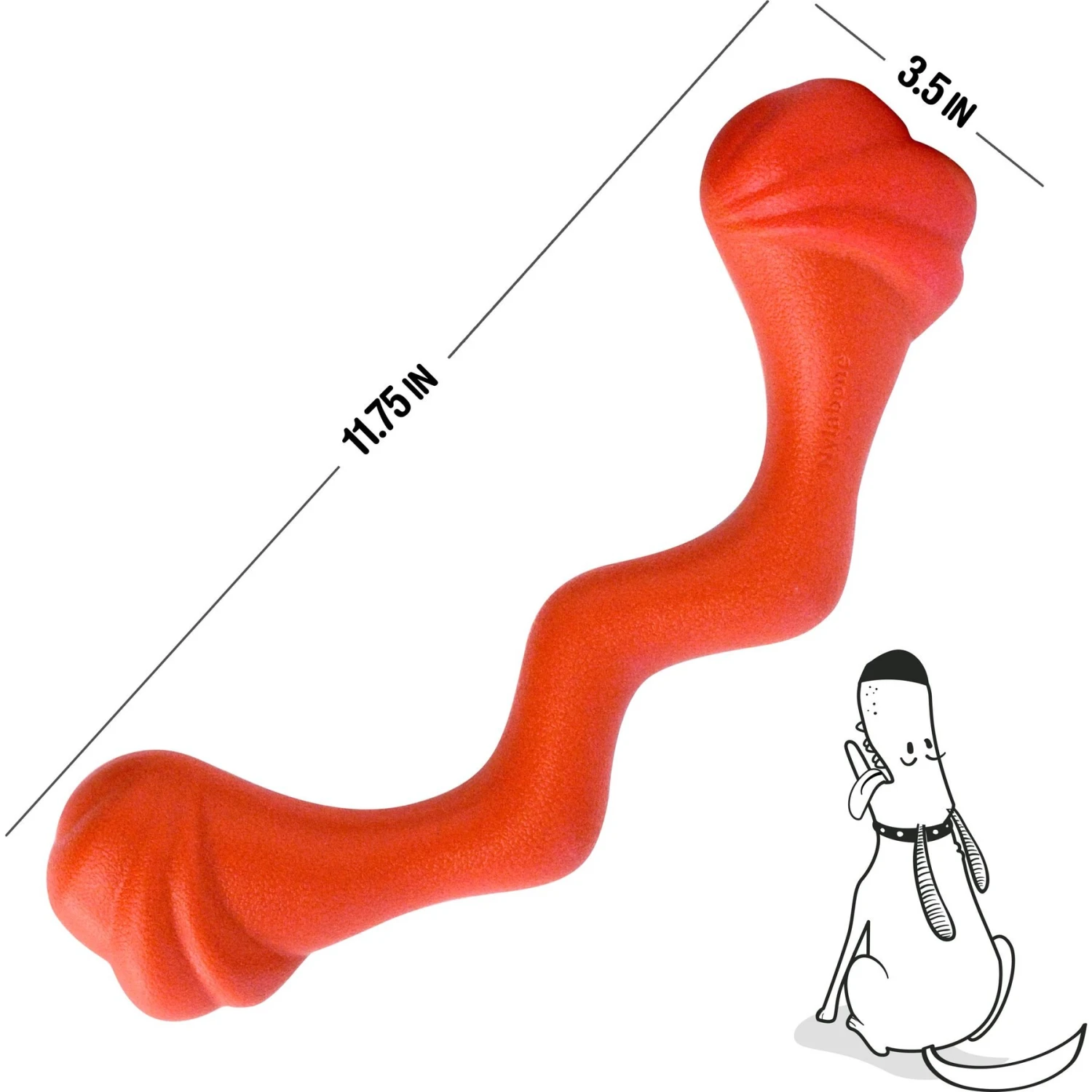Nylabone Creative Play Springa Interactive Dog Toy, Red 5 Nylabone Creative Play Springa Interactive Dog Toy, Red - Image 5