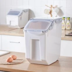 Pup Haven Sales Store 27 Hanamya Container With Measuring Cup Dog & Cat Food Storage