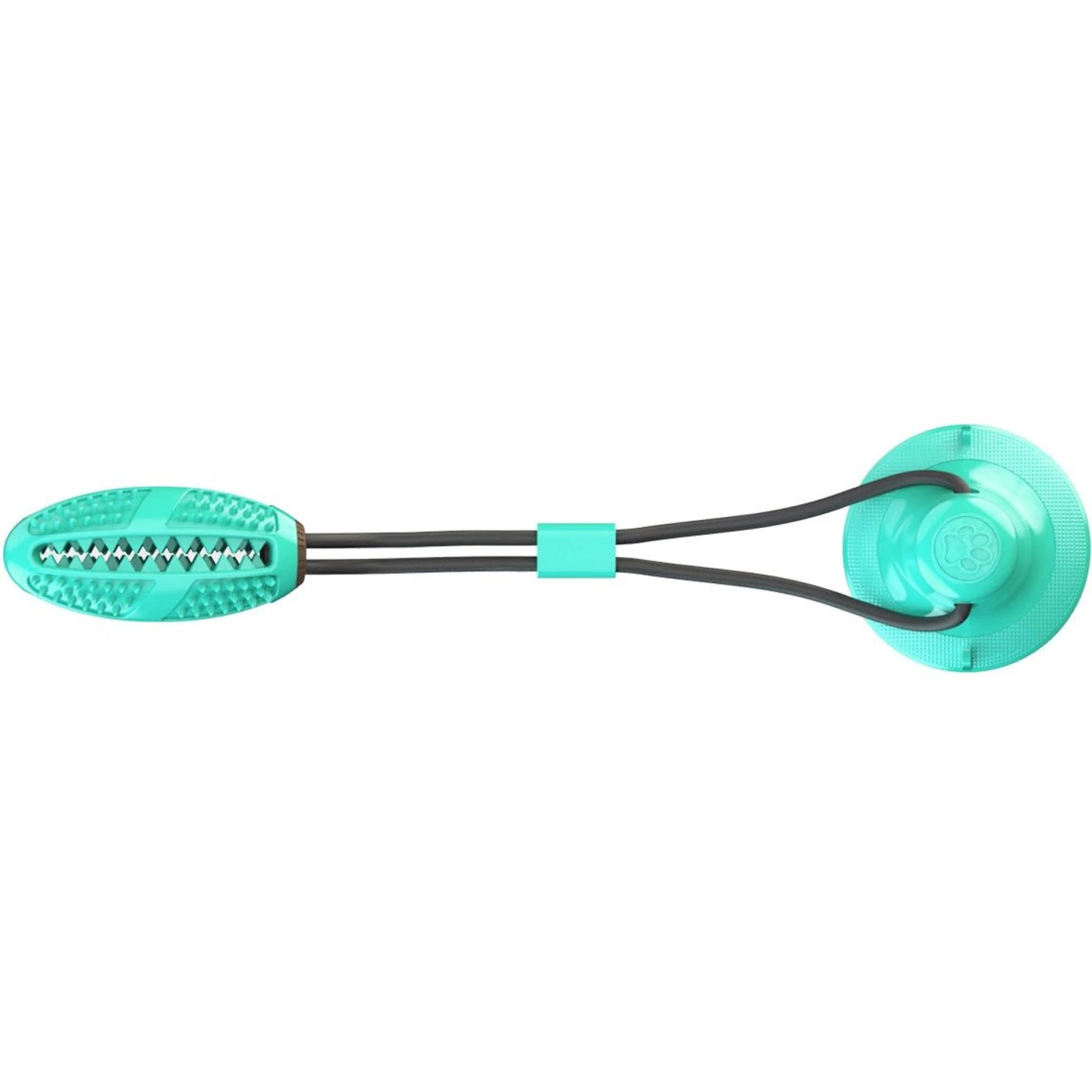 Pet Life 'Grip N' Play' Treat Dispensing Football Shaped Suction Cup Dog Toy 1 Pet Life 'Grip N' Play' Treat Dispensing Football Shaped Suction Cup Dog Toy