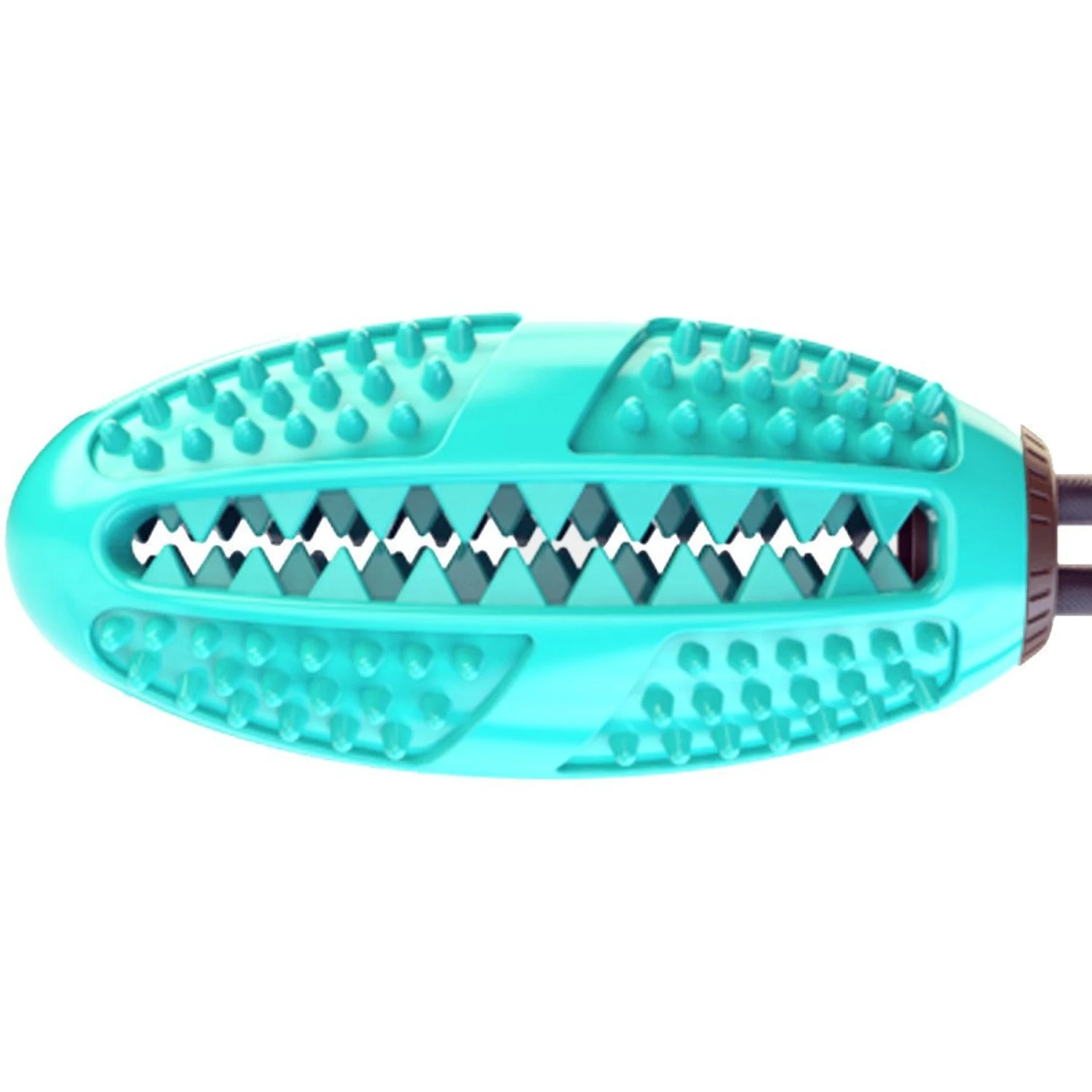 Pet Life 'Grip N' Play' Treat Dispensing Football Shaped Suction Cup Dog Toy 5 Pet Life 'Grip N' Play' Treat Dispensing Football Shaped Suction Cup Dog Toy - Image 5