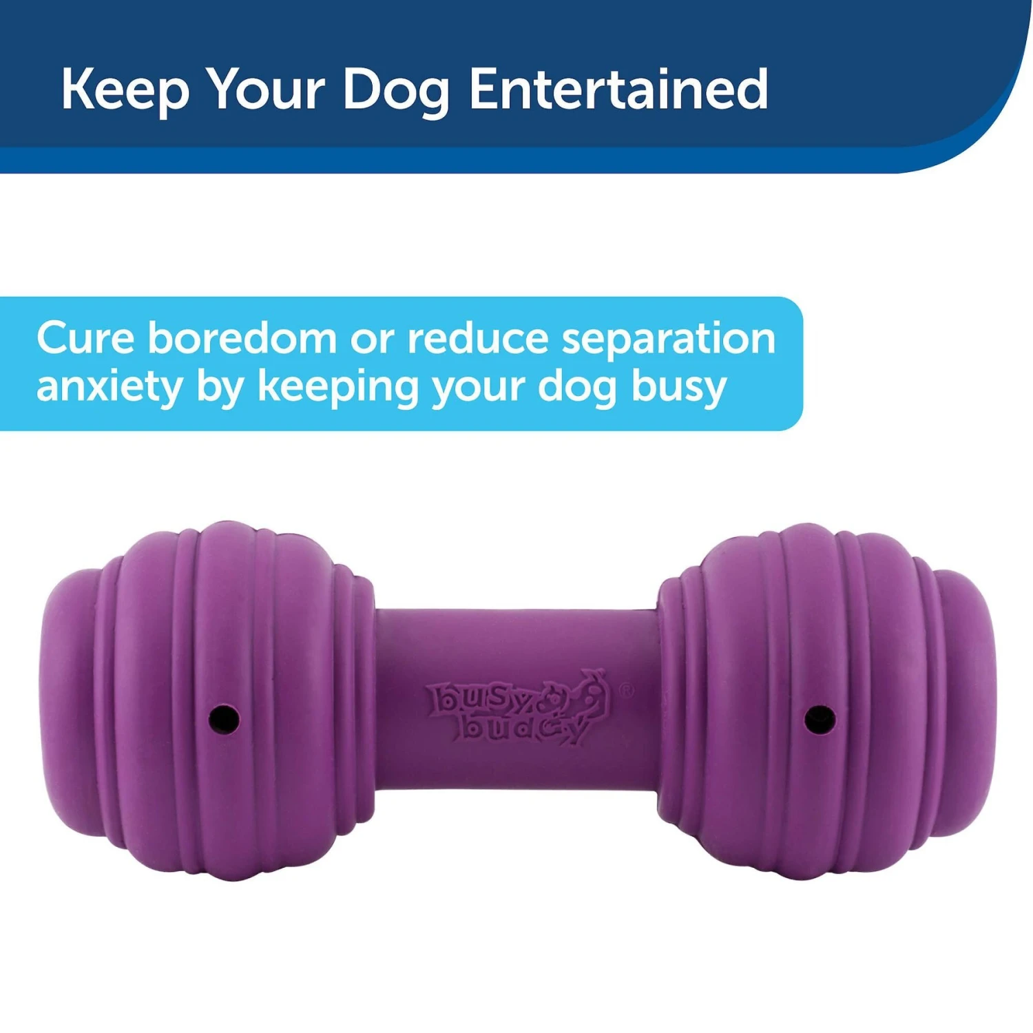 PetSafe Busy Buddy Chuckle Squeaky Treat Dispenser Dog Toy 4 PetSafe Busy Buddy Chuckle Squeaky Treat Dispenser Dog Toy - Image 4