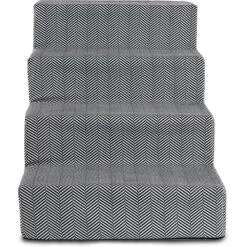 Precious Tails Herringbone High Density Foam 4 Steps Pet Dog & Cat Stair 11 Precious Tails Herringbone High Density Foam 4 Steps Pet Dog & Cat Stair -Pup Haven Sales Store 675118 PT2. AC SS1800 V1666212603