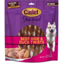 Four Paws Wee-Wee Super Absorbent Dog Pads & Cadet Gourmet Beef Hide & Duck Twist Sticks Dog Treats, 5-in -Pup Haven Sales Store 678430 PT5. AC SS1800 V1667864800