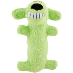 Multipet Loofa Dog The Original Squeaky Plush Dog Toy, Color Varies