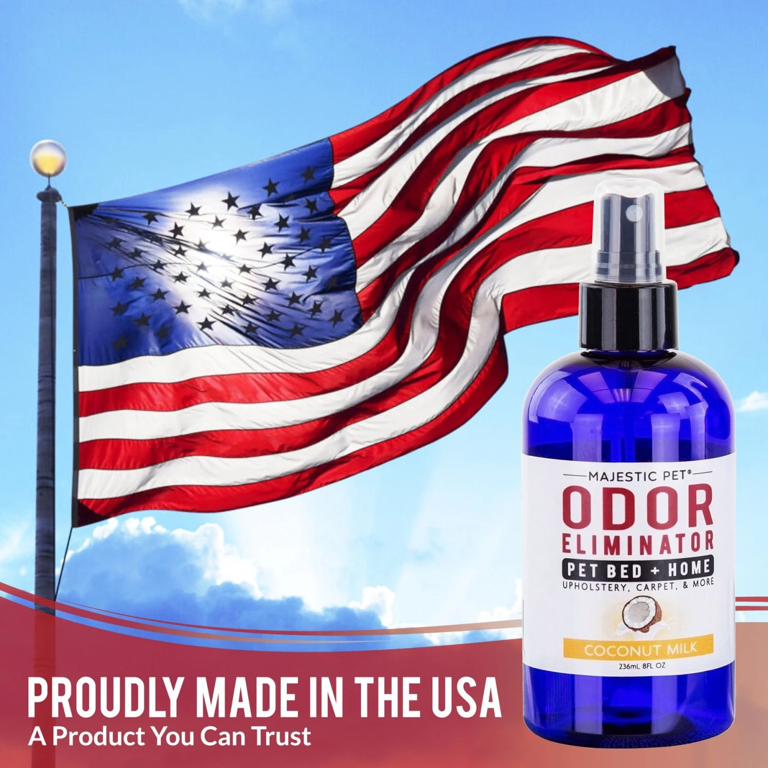 Majestic Pet Room & Linen Coconut Deodorizer Spray, 8-oz Bottle 5 Majestic Pet Room & Linen Coconut Deodorizer Spray, 8-oz Bottle - Image 5