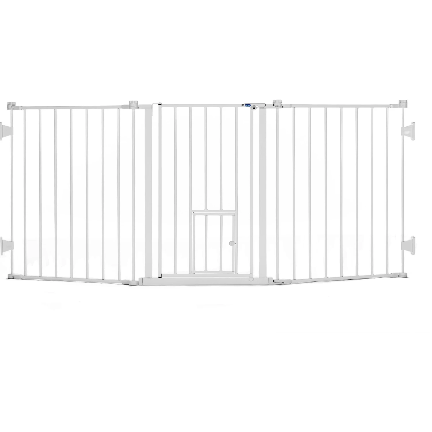 Carlson Pet Products Flexi Walk-Thru Dog Gate With Pet Door 2 Carlson Pet Products Flexi Walk-Thru Dog Gate With Pet Door - Image 2
