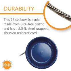 K&H Pet Products Thermal-Bowl Outdoor Heated Cat & Dog Water Bowl -Pup Haven Sales Store 69530 PT3. AC SS1800 V1695230851