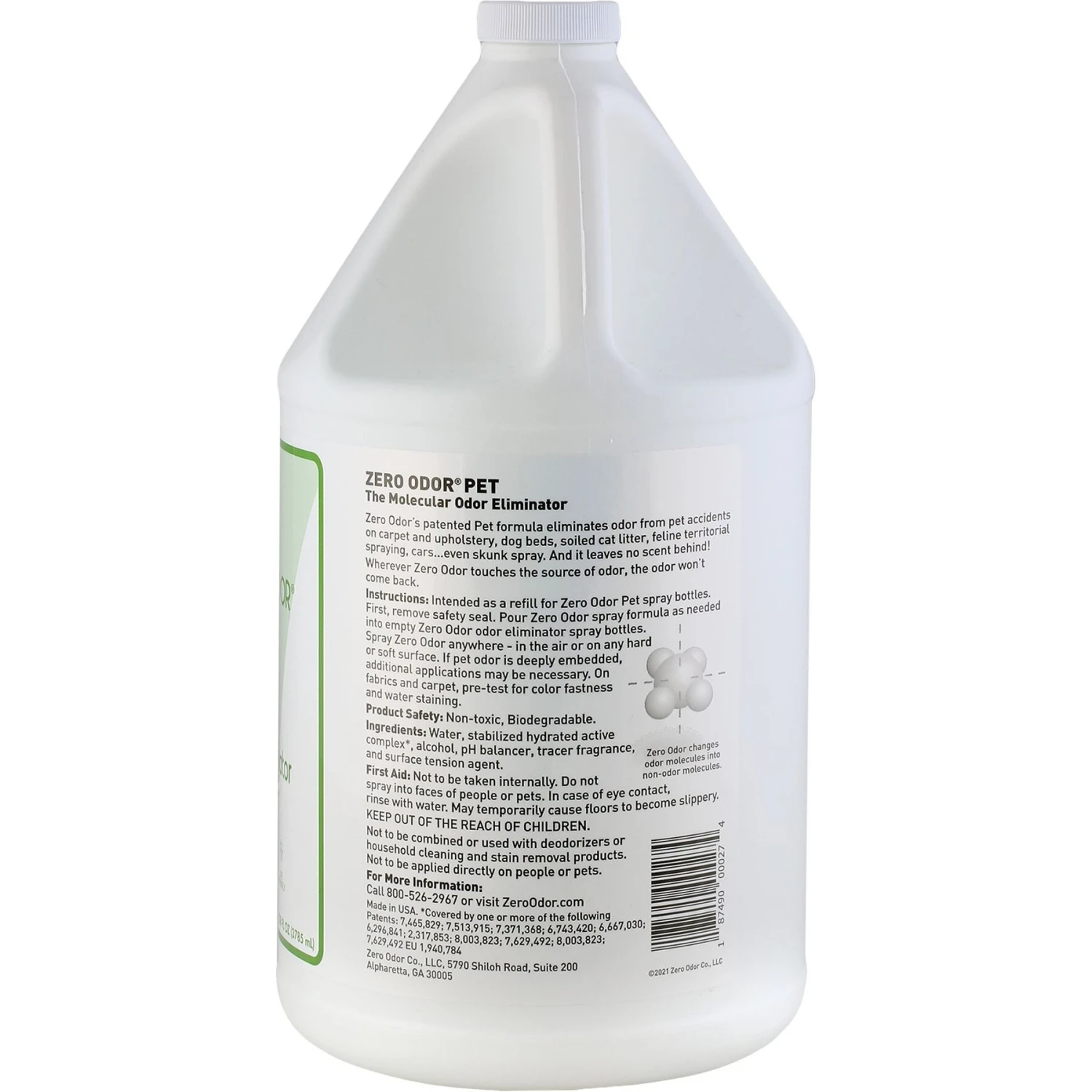 Zero Odor Pet Odor Eliminator Refill, 128-oz Bottle 2 Zero Odor Pet Odor Eliminator Refill, 128-oz Bottle - Image 2