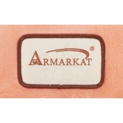 Armarkat Cave Shape Covered Cat & Dog Bed, Orange/Ivory -Pup Haven Sales Store 70089 PT7. AC SS1800 V1566245615