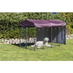 TRIXIE Dog Kennel Sunshade, XX-Large, Burgundy 8 TRIXIE Dog Kennel Sunshade, XX-Large, Burgundy -Pup Haven Sales Store 701454 PT2. AC SS1800 V1668544971