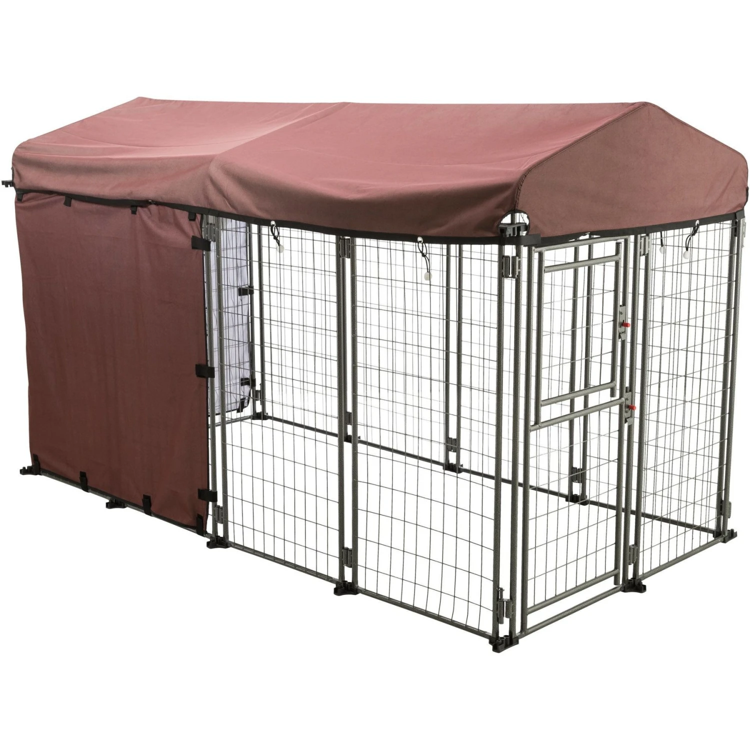 TRIXIE Dog Kennel Sunshade, XX-Large, Burgundy 5 TRIXIE Dog Kennel Sunshade, XX-Large, Burgundy - Image 5