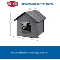 TRIXIE Insulated Outdoor Cat & Dog House, Gray 15 TRIXIE Insulated Outdoor Cat & Dog House, Gray -Pup Haven Sales Store 701646 PT6. AC SS1800 V1668547817