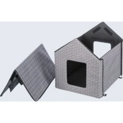TRIXIE Insulated Outdoor Cat & Dog House, Gray 17 TRIXIE Insulated Outdoor Cat & Dog House, Gray -Pup Haven Sales Store 701646 PT8. AC SS1800 V1668544966