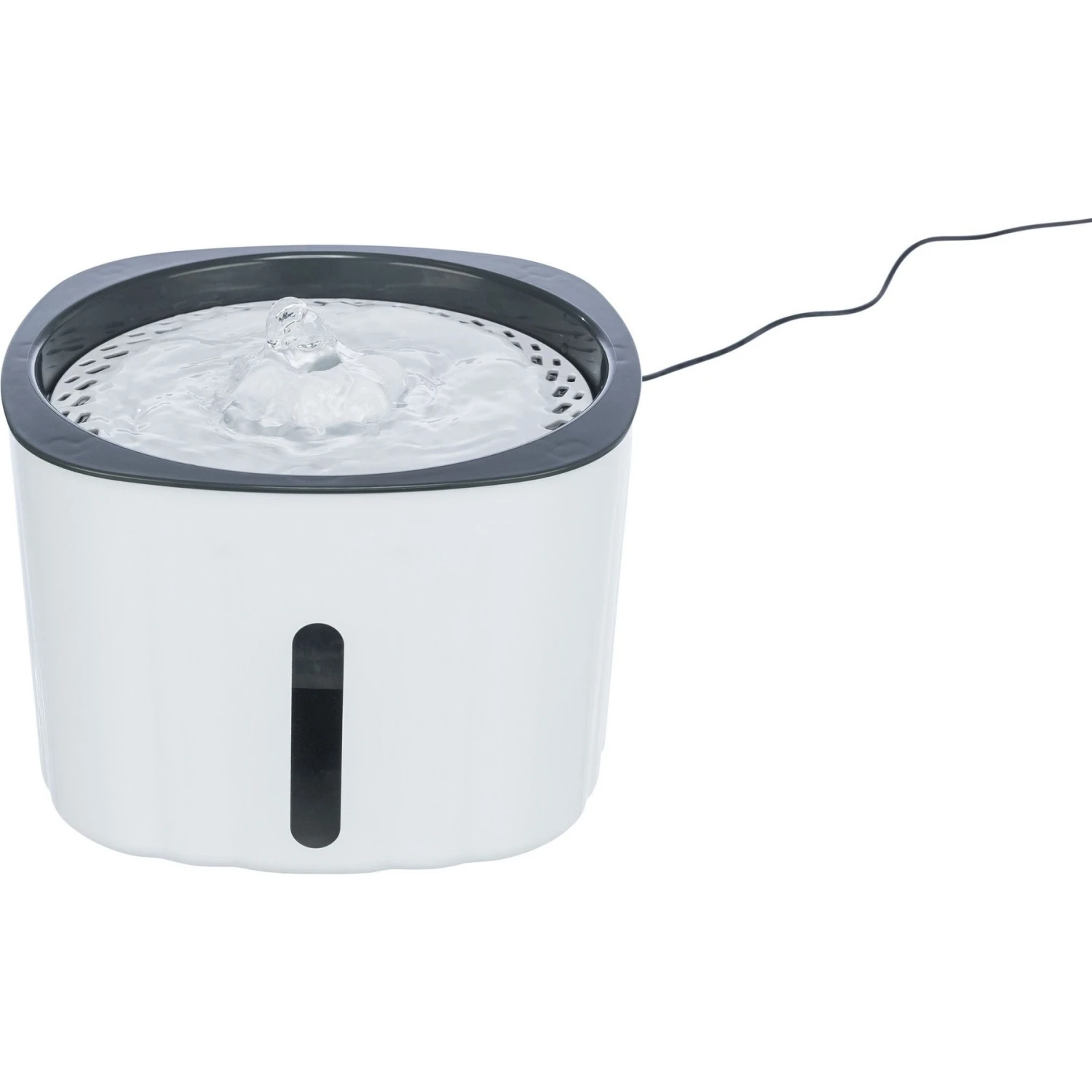 TRIXIE Flower Cat & Dog Water Fountain, White/Gray, 68-oz 5 TRIXIE Flower Cat & Dog Water Fountain, White/Gray, 68-oz - Image 5