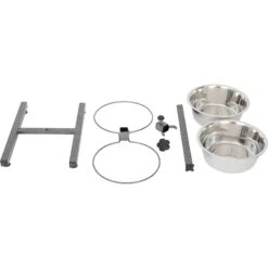 Iconic Pet Adjustable Stainless Steel Elevated Dog Bowl, H Design 17 Iconic Pet Adjustable Stainless Steel Elevated Dog Bowl, H Design -Pup Haven Sales Store 701886 PT8. AC SS1800 V1668110957