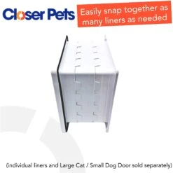 Closer Pets Cat Mate 2-inch Wall Liner Door Accessory, White, Large 9 Closer Pets Cat Mate 2-inch Wall Liner Door Accessory, White, Large -Pup Haven Sales Store 704174 PT3. AC SS1800 V1671644161