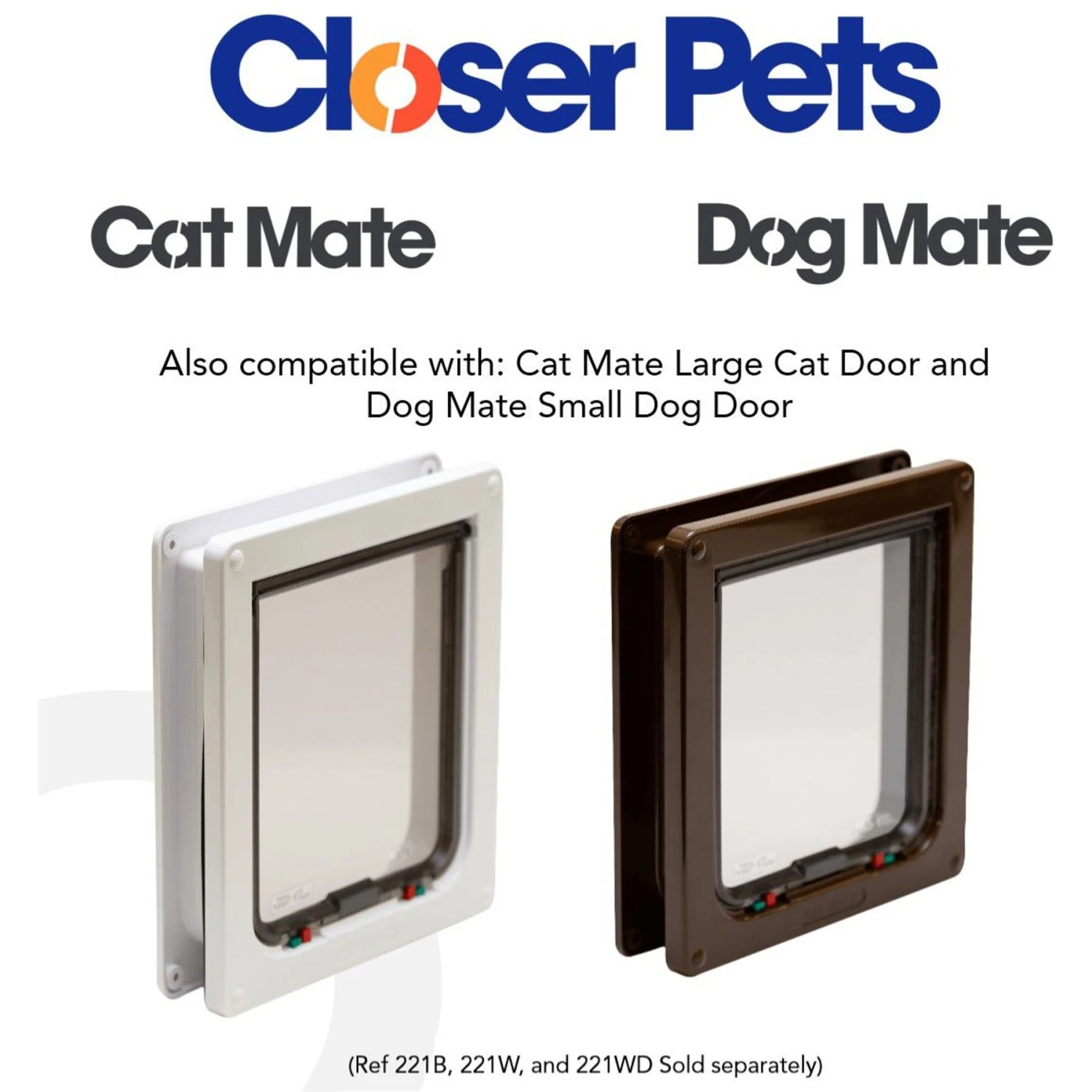 Closer Pets Cat Mate 2-inch Wall Liner Door Accessory, White, Large 6 Closer Pets Cat Mate 2-inch Wall Liner Door Accessory, White, Large - Image 6