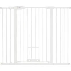 MyPet Extra Tall & Wide Walk Thru Easypass Cat & Dog Gate, White -Pup Haven Sales Store 711790 PT3. AC SS1800 V1670438346