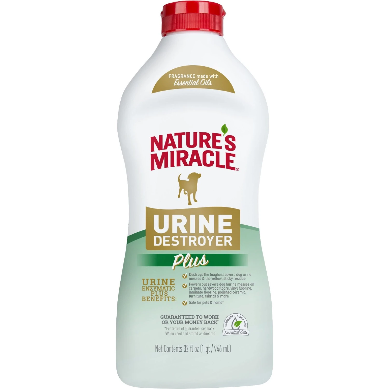 Nature's Miracle Urine Destroyer Plus Carpet Deodorizer, 32-oz Bottle 1 Nature's Miracle Urine Destroyer Plus Carpet Deodorizer, 32-oz Bottle