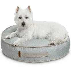 Bark And Slumber Birdie Plush Eco Friendly Fabric Round Lounger Dog Bed