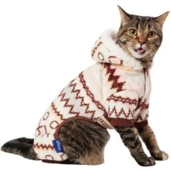 Frisco Fairisle Cozy Plush Fleece Dog & Cat PJs, Cream -Pup Haven Sales Store 719006 PT2. AC SS1800 V1692193106