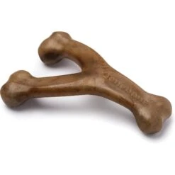 Benebone Bacon Flavor Wishbone Tough Dog Chew Toy