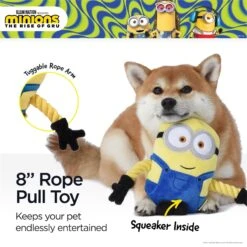 Fetch For Pets Minions Dave Rope Limb Pull Dog Toy -Pup Haven Sales Store 722230 PT3. AC SS1800 V1672175169