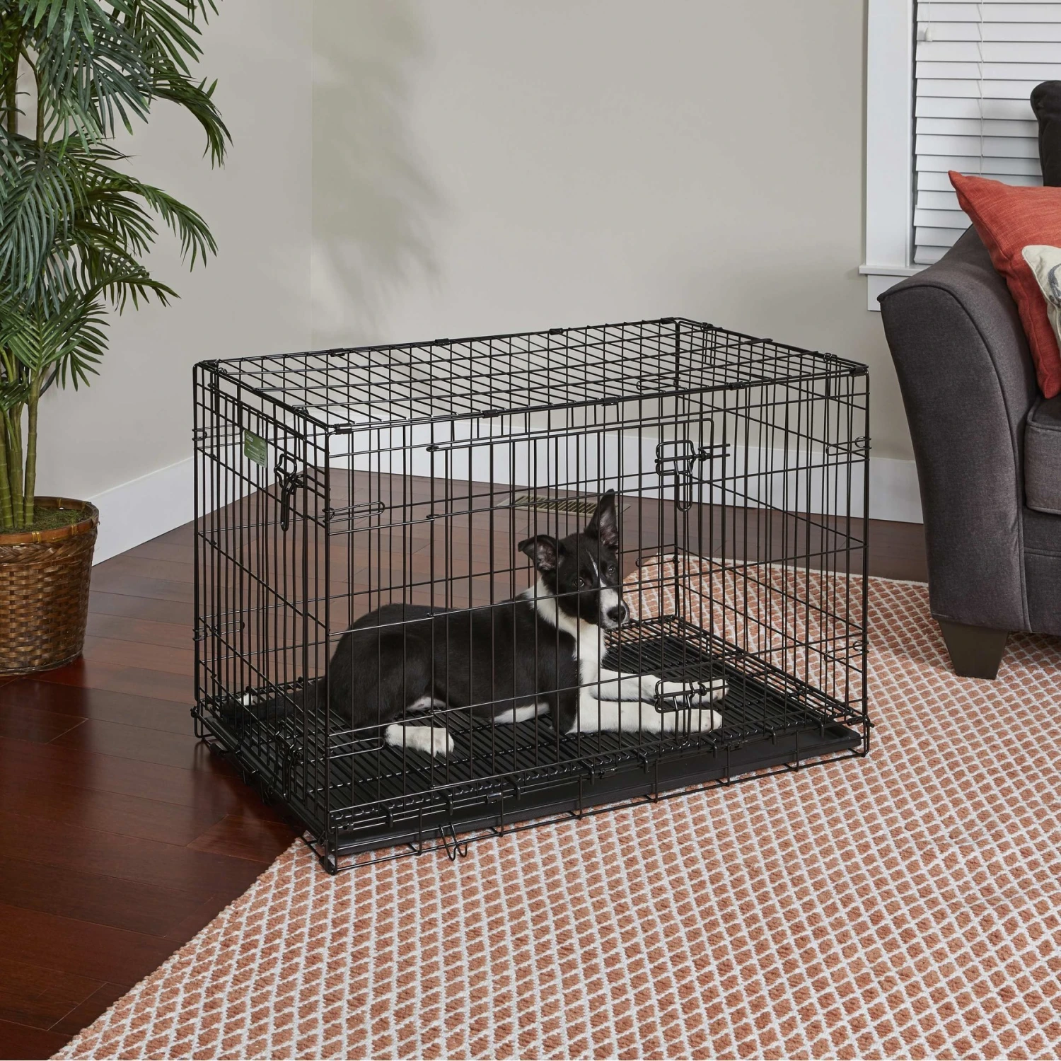 MidWest Curved Latch Dog Crate Floor Grid, Black 6 MidWest Curved Latch Dog Crate Floor Grid, Black - Image 6