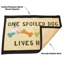 PetRageous Designs One Spoiled Dog Tapestry Placemat -Pup Haven Sales Store 73458 PT2. AC SS1800 V1628717479