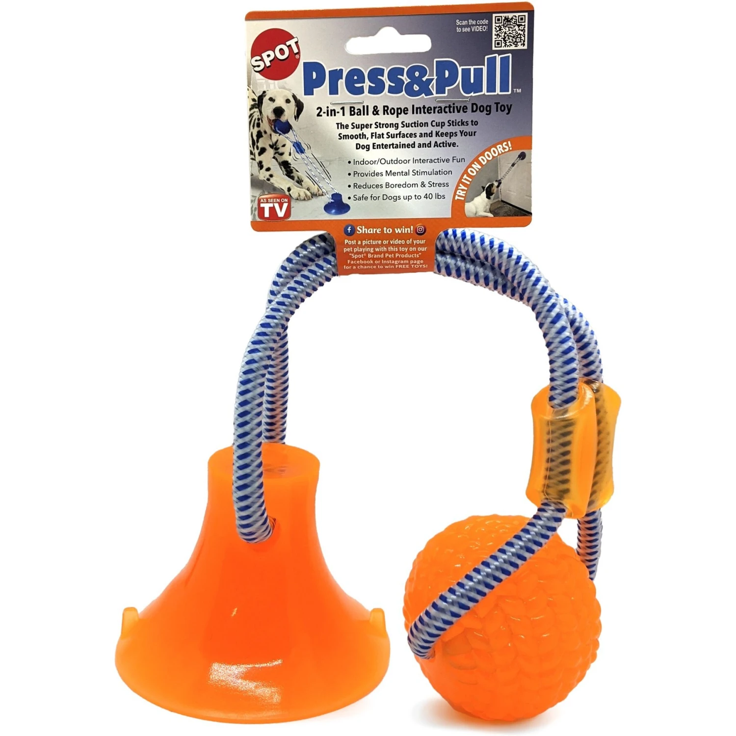 Ethical Pet Press & Pull Exercise Dog Toy, Assorted 3 Ethical Pet Press & Pull Exercise Dog Toy, Assorted - Image 3