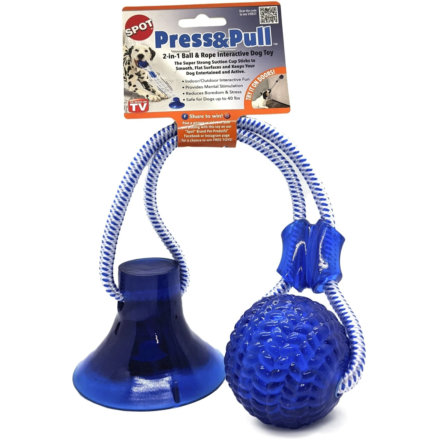 Ethical Pet Press & Pull Exercise Dog Toy, Assorted 6 Ethical Pet Press & Pull Exercise Dog Toy, Assorted - Image 6