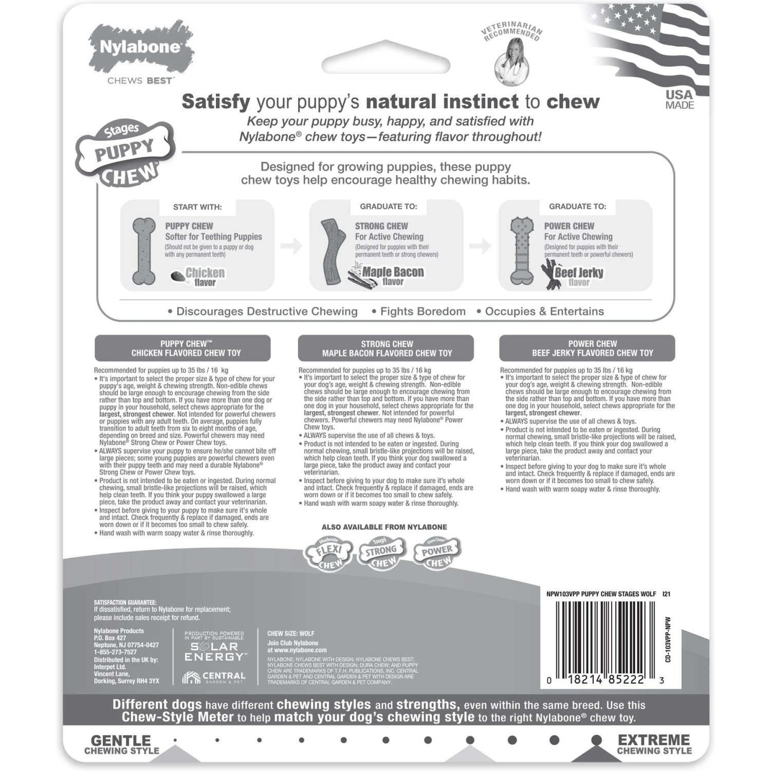 Nylabone Puppy Chew Stages Triple Pack Chewy Toys Puppy Stages Triple Pack 7 Nylabone Puppy Chew Stages Triple Pack Chewy Toys Puppy Stages Triple Pack - Image 7