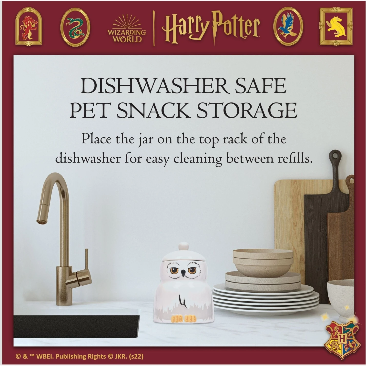 Fetch For Pets Harry Potter Hedwig Dog Treat Jar 4 Fetch For Pets Harry Potter Hedwig Dog Treat Jar - Image 4