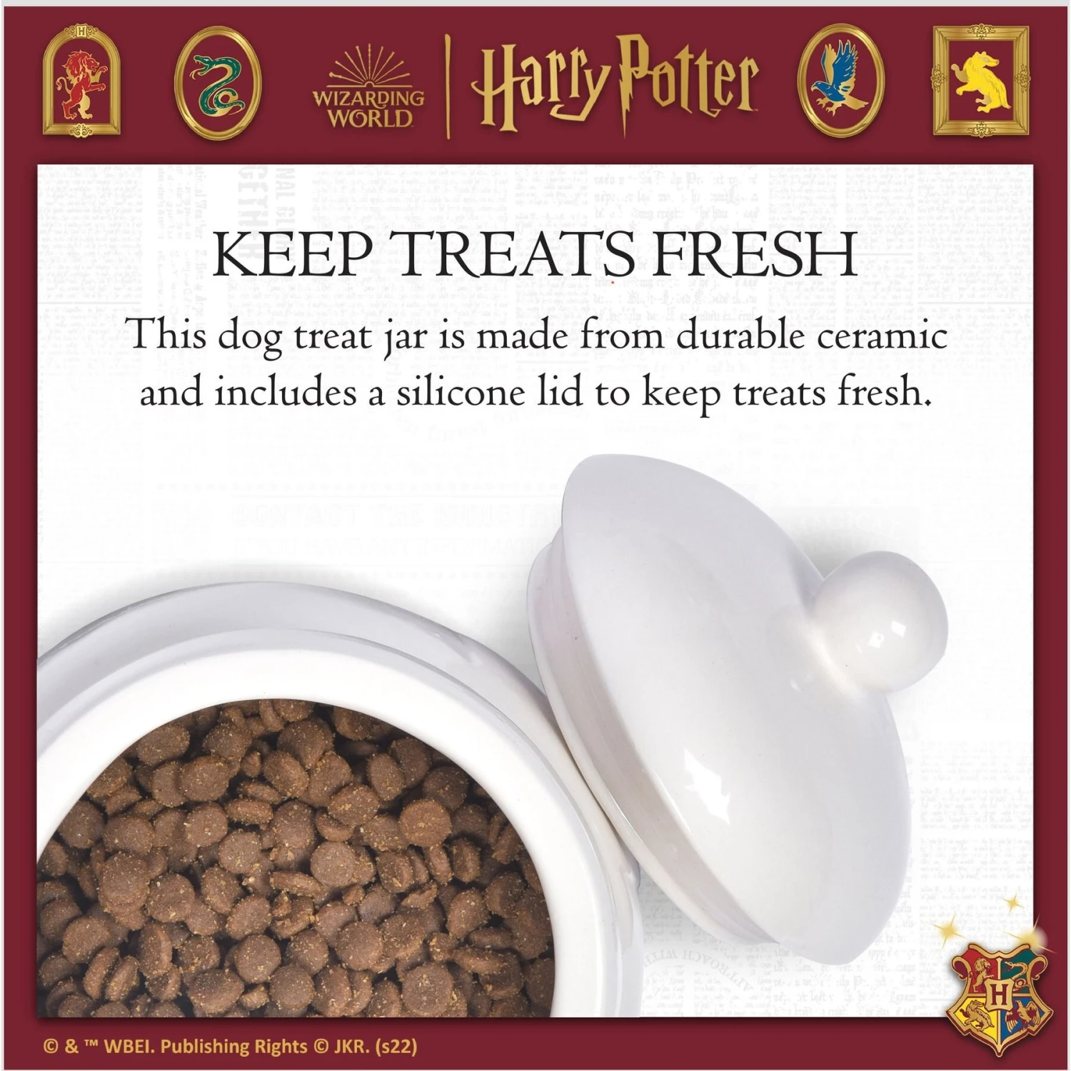 Fetch For Pets Harry Potter Hedwig Dog Treat Jar 5 Fetch For Pets Harry Potter Hedwig Dog Treat Jar - Image 5