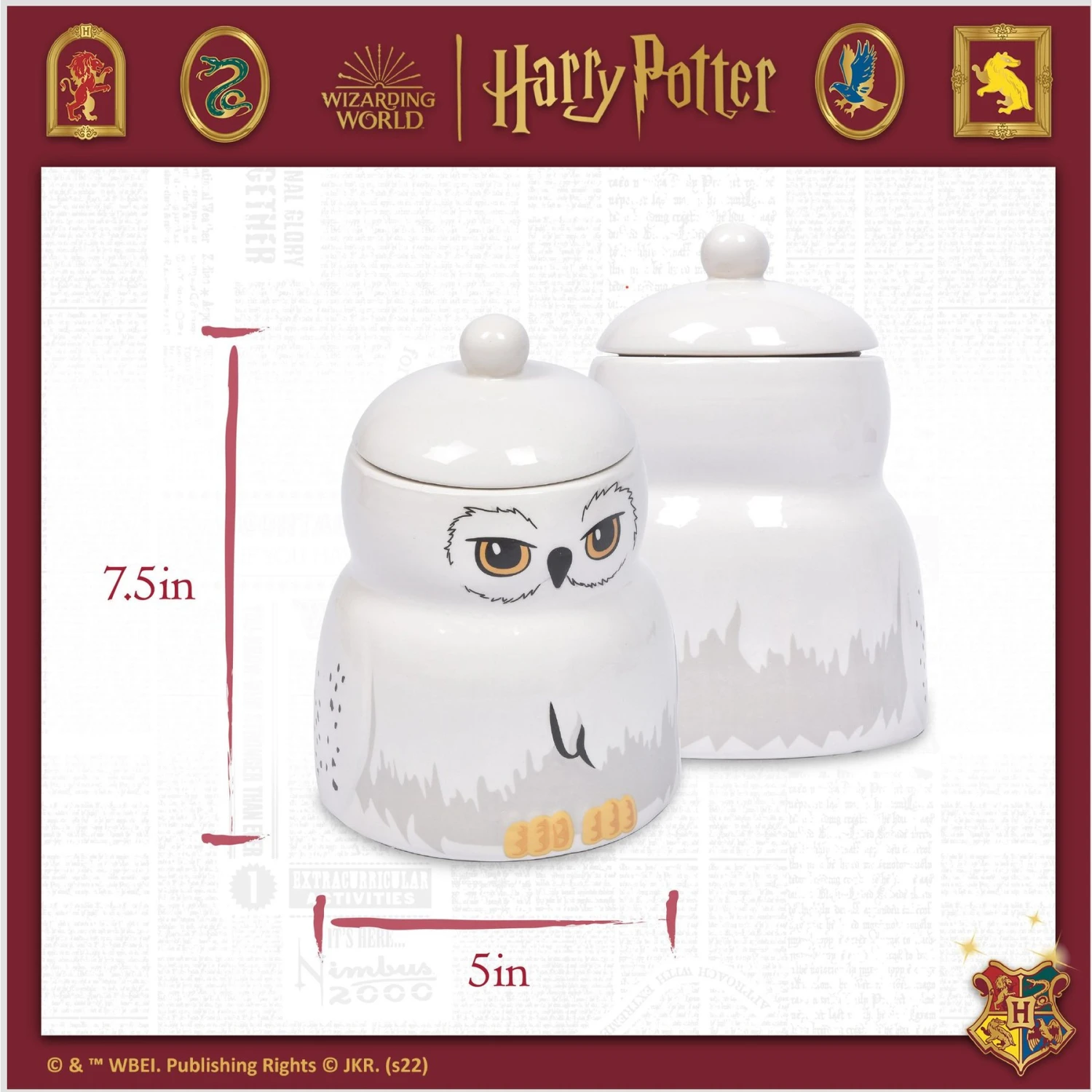 Fetch For Pets Harry Potter Hedwig Dog Treat Jar 6 Fetch For Pets Harry Potter Hedwig Dog Treat Jar - Image 6