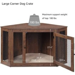 Unipaws Furniture Style Corner Dog Crate 12 Unipaws Furniture Style Corner Dog Crate -Pup Haven Sales Store 739486 PT5. AC SS1800 V1672161746