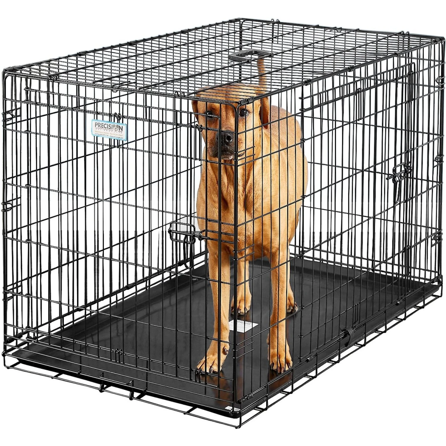 Precision Pet Products Provalu Double Door Collapsible Wire Dog Crate 4 Precision Pet Products Provalu Double Door Collapsible Wire Dog Crate - Image 4
