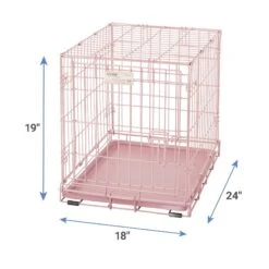 MidWest ICrate Single Door Collapsible Wire Dog Crate, Pink, 24 Inch 11 MidWest ICrate Single Door Collapsible Wire Dog Crate, Pink, 24 Inch -Pup Haven Sales Store 74290 PT2. AC SS1800 V1566319915