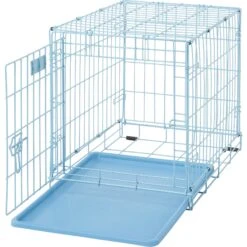 MidWest ICrate Single Door Collapsible Wire Dog Crate, Blue 16 MidWest ICrate Single Door Collapsible Wire Dog Crate, Blue -Pup Haven Sales Store 74292 PT7. AC SS1800 V1562173067